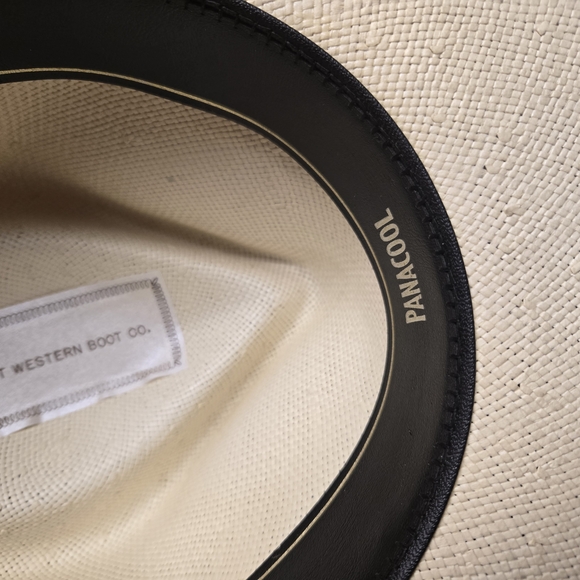 Elegant Cream Fedora with Braided Tan Band - Picture 6 of 7